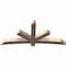 Ekena Millwork Alberta Smooth Timber Gable Bracket, Douglas Fir, 84"W x 38"H x 5 1/2"D x 5 1/2"F, 11/12 Pitch GBW084X38X0606ALB00SDF - alternate 2
